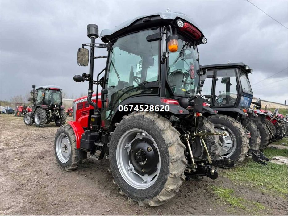 Мінітрактор Скаут TE-504C A/C (з кондиціонером)(оновлений)(червоний)