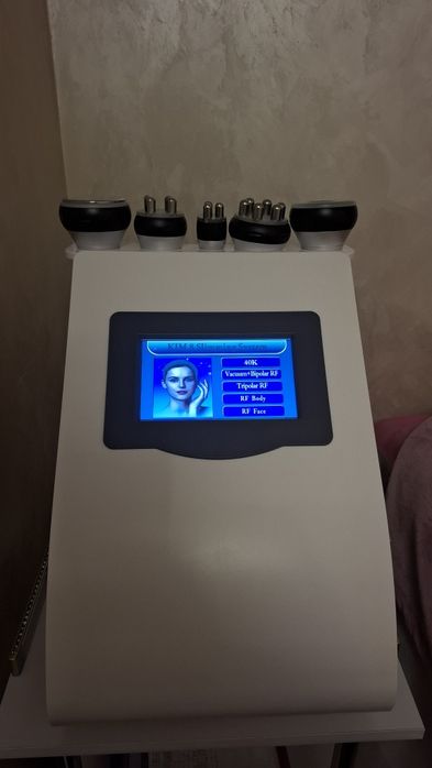 Апарат для корекції фігури, вакуум, RF ліфтинг, кавітація