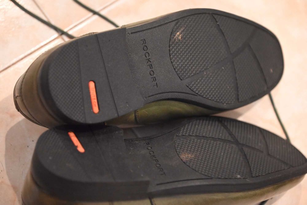 Rockport sapatos verdes Novos, usados uma única vez num casamento