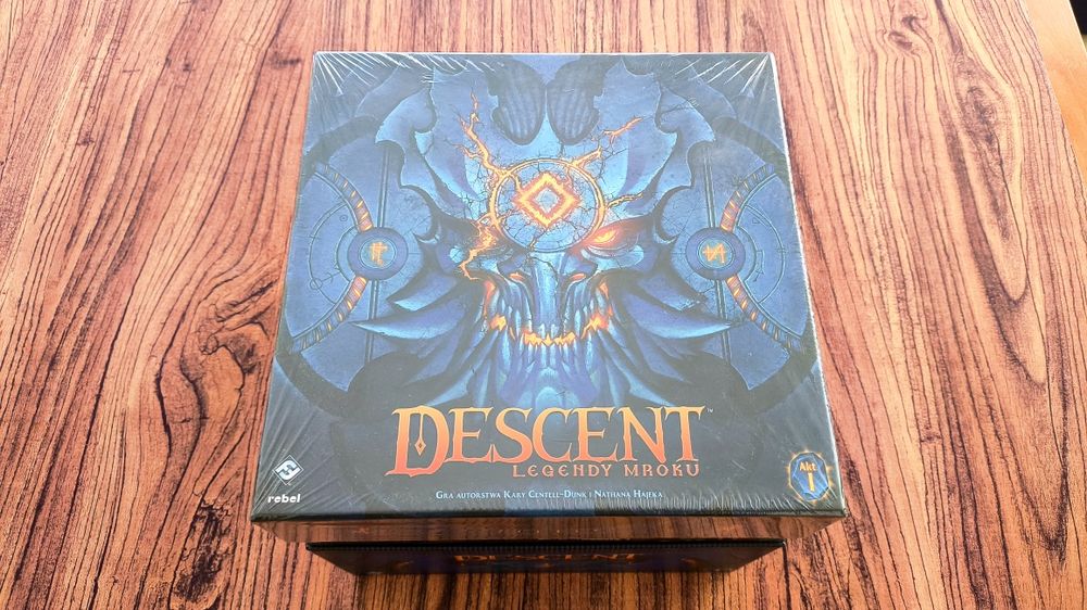 DESCENT: Legendy Mroku (3. edycja), insert druk 3D, karty w koszulkach