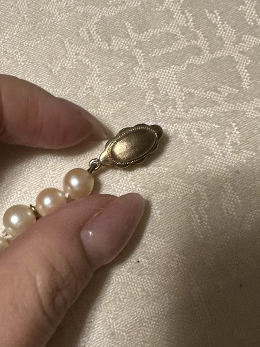 Вінтажне справжнє намисто з перлин