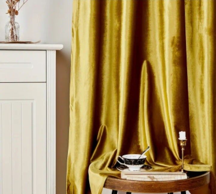 cortinas douradas