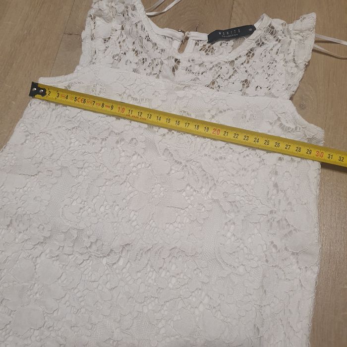 Bluzka roz 110 koronkowa Mohito biała elegancka