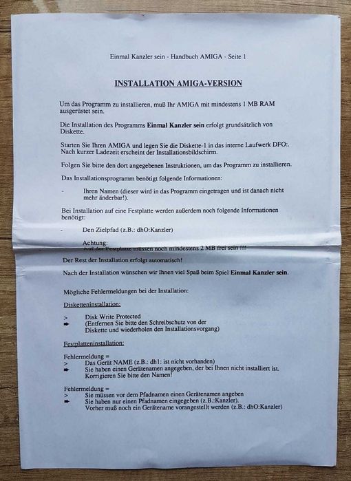 Einmal Kanzler Sein bez jednego dysku prezent