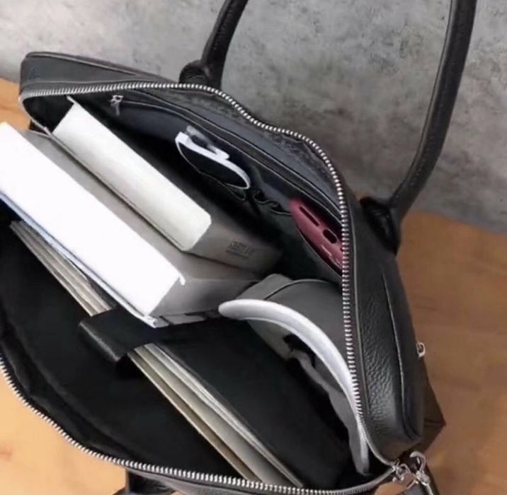 Чоловіча шкіряна сумка/ сумка для ноутбука (код товара 07)