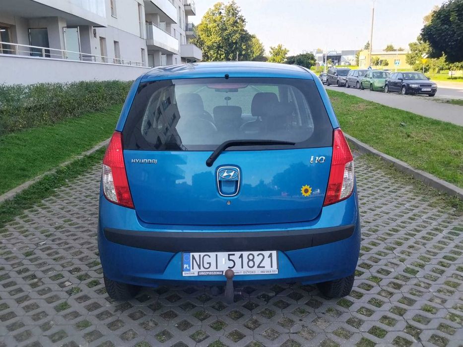 Hyundai i10  1,1 benzyna Import DE zarejestrowany w Polsce FVm