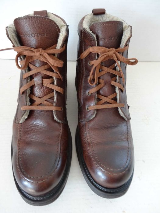 Buty MARC O'POLO roz 46 OCIEPLANE Skóra Trzewiki