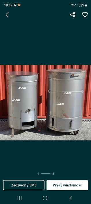 Ozdobny Karlik żeliwny piecyk 2 fajerki piec z żeliwa rura stalowa kol