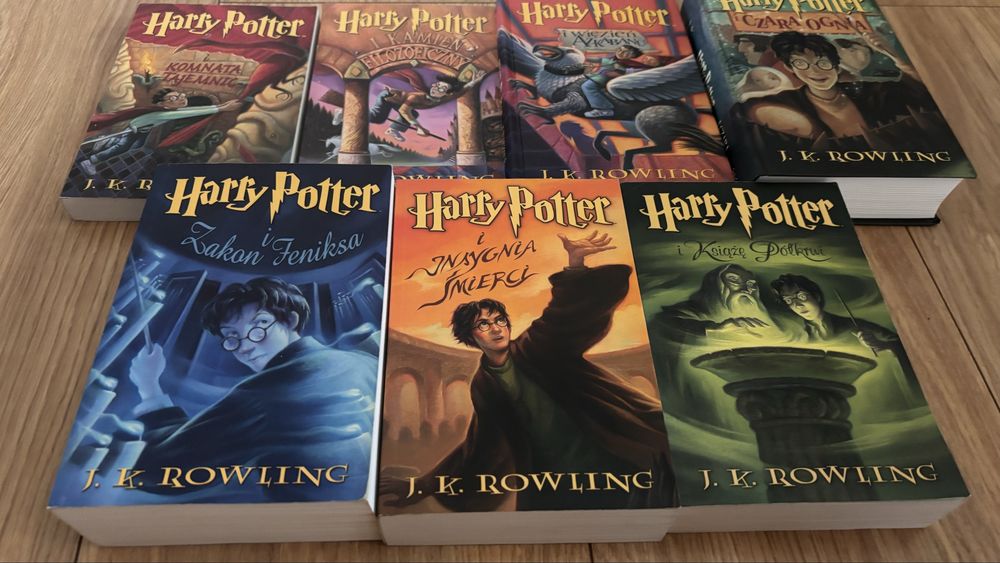 Harry Potter - zestaw 7 książek - pierwsze wydanie