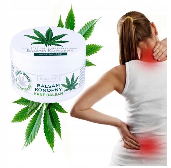 Balsam Konopny Editt Cosmetics Na Bóle Mięśni I Stawów 220 G Naturalny