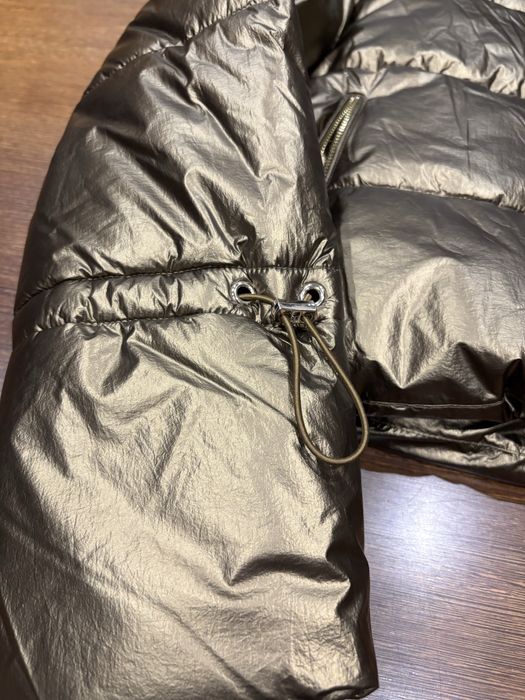 Casaco acolchoado metalizado com capuz Trash and Luxury