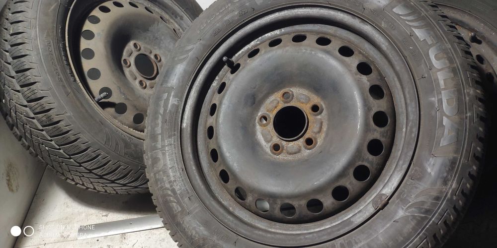Koła 215/55R16 FULDA 5x108 VOLVO stalowe 16 komplet opony zimowe NOWE