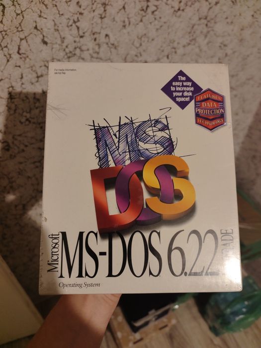Microsoft MS Dos 6.22 upgrade Unikat Folia