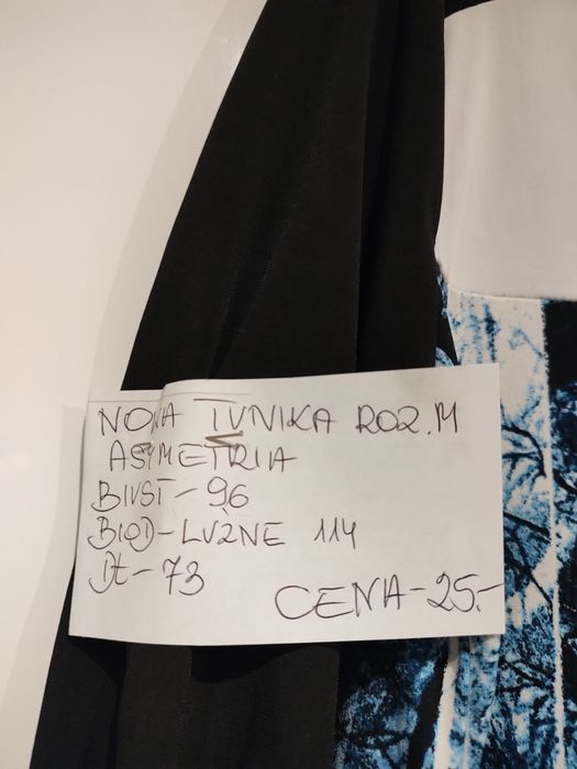 Bardzo ładna nowa tunika asymetryczna biust  96 OBNIZKA CENY