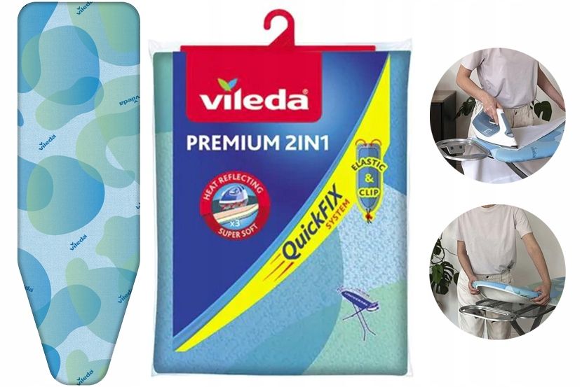 Pokrowiec na deskę vileda premium 2in1