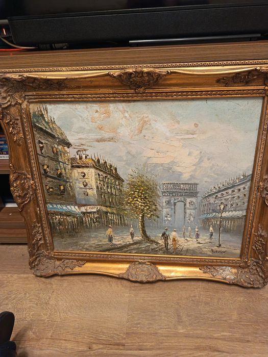 Obraz olej na płótnie.