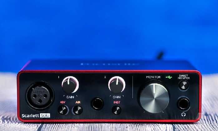 Focusrite Scarlett Solo 3ª gen - Interface Áudio