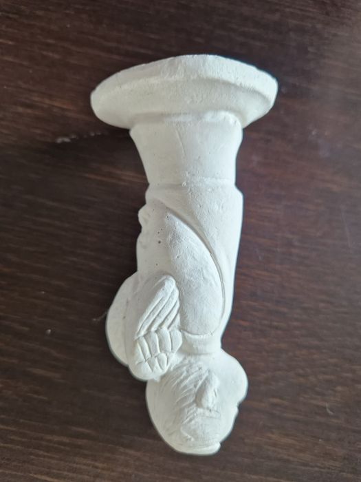 Gipsowe aniołki figurki Rękodzieło 5 cm i 11 cm