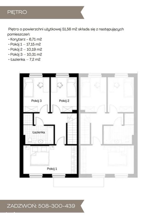 Bliźniak Czereśniowa – 108,81m2