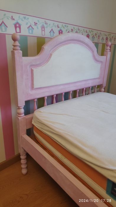Cama de Princesa Rosa