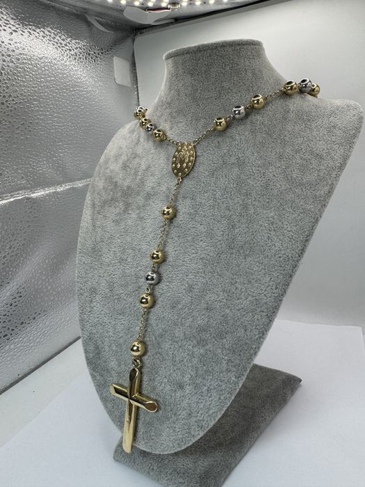 Łańcuszek złoty różaniec 25,95g pr585 Lombard Lumik Kalisz Skup Złota