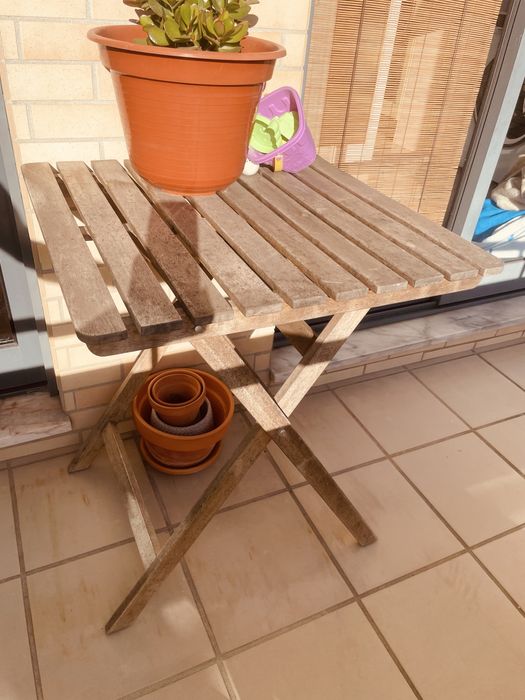 Mesa de apoio varanda