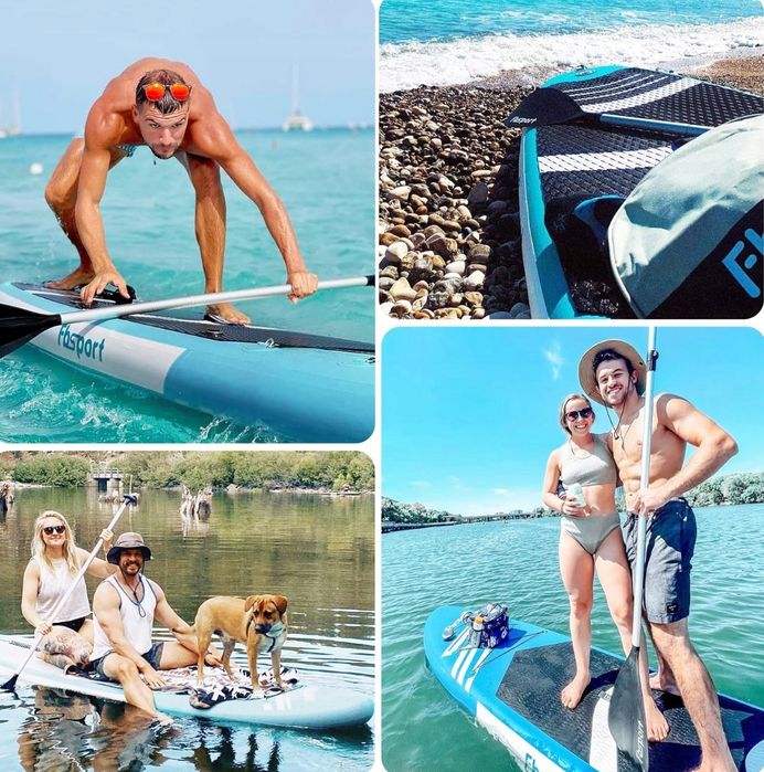 Fbsport Deska Sup Premium 320Cm, Nadmuchiwana Do Paddleboardingu 160Kg