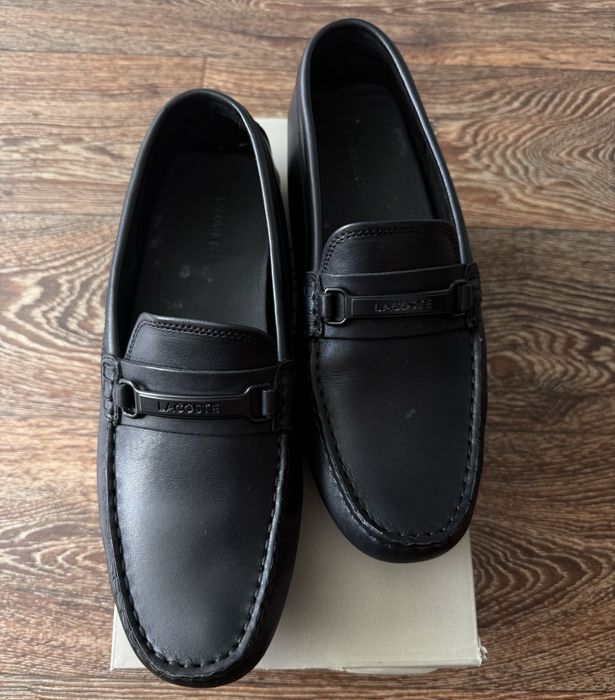 Мужские кожаные мокасины Lacoste ANSTEAD – оригинал, размер 42
