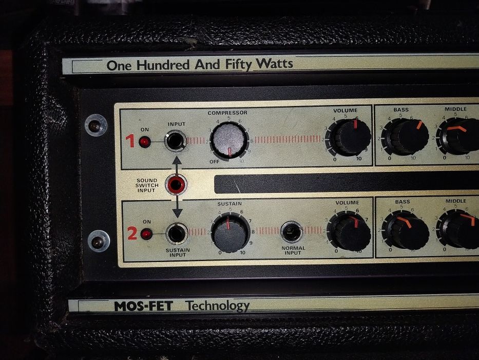 Cabeça de amplificador guitarra HH electronic 150W MOS-FET tecnology