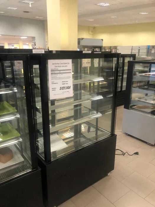 NOWA "od ręki" 120cm lada witryna cukiernicza chłodnia sklep lodówka DOSTAWA CAŁY KRAJ na ciasta
