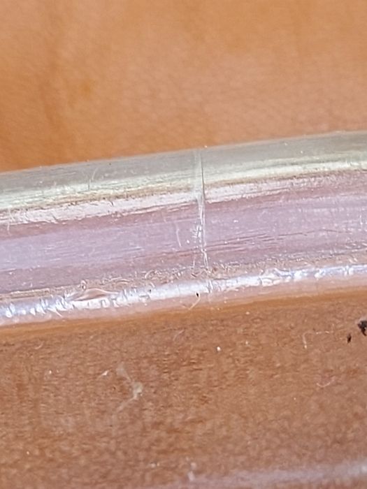 Stara szklana tarka z czasów PRL