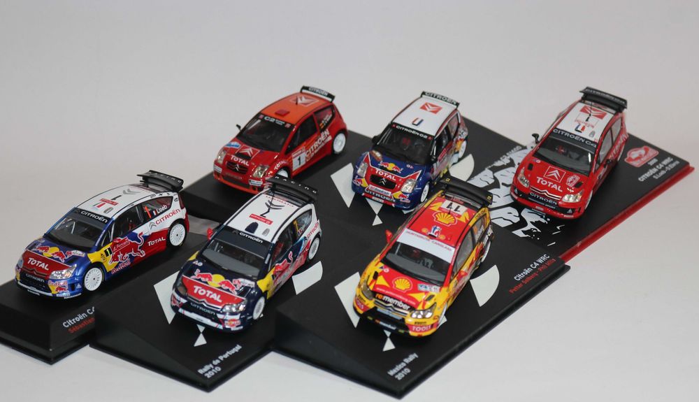 Vendo miniaturas Peugeot Citroen da minha coleção Rally 1/43.  25€/un.