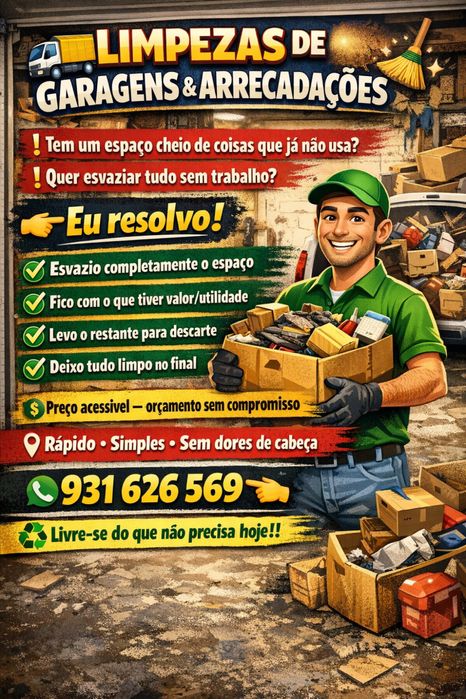 Limpezas de espaços