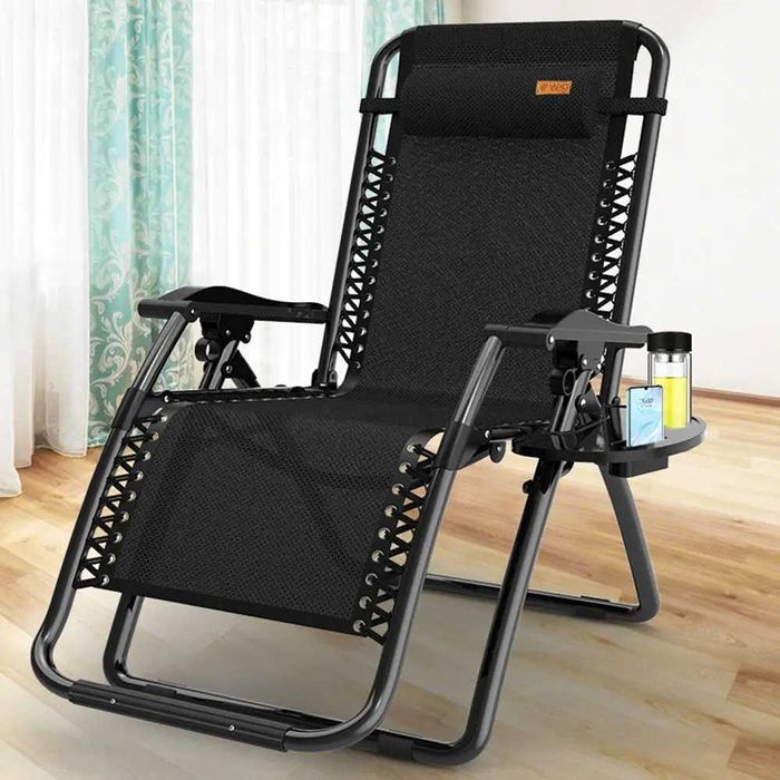 Розкладне крісло шезлонг садовий Zero Gravity WCG R-03 + матрац