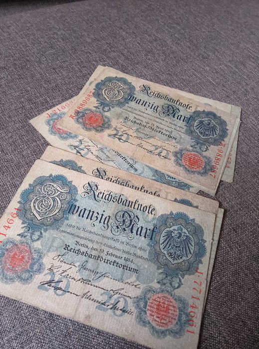 Bardzo stare banknoty