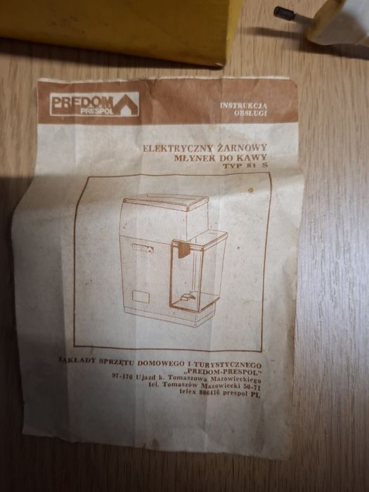 Młynek żarnowy Predom PRL