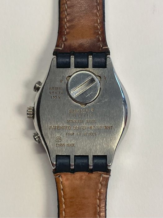 Relógio Swatch Irony Crono - Secret Agent - YCS401G - Vintage/Retro