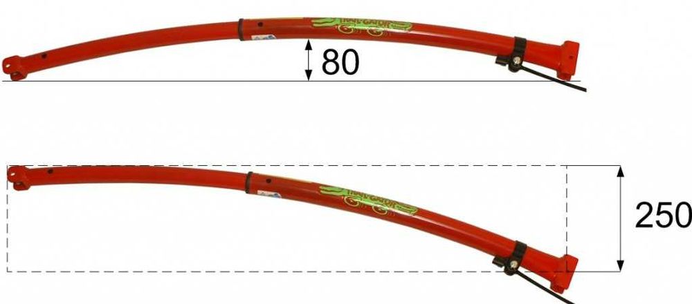 Drążek tandemowy, hol roweru dziecięcego 12–20" Trail‑Gator