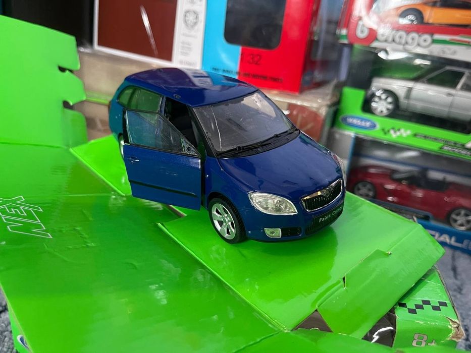 Машинки моделькі 1.24 моделі Welly Skoda