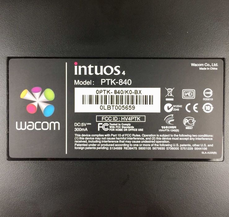 Vendo Tablet USB Wacom Intuos 4 PTK-840