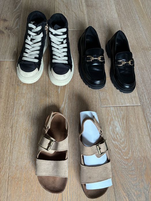 Buty Zara 34 i 35 zestaw dla dziewczynki