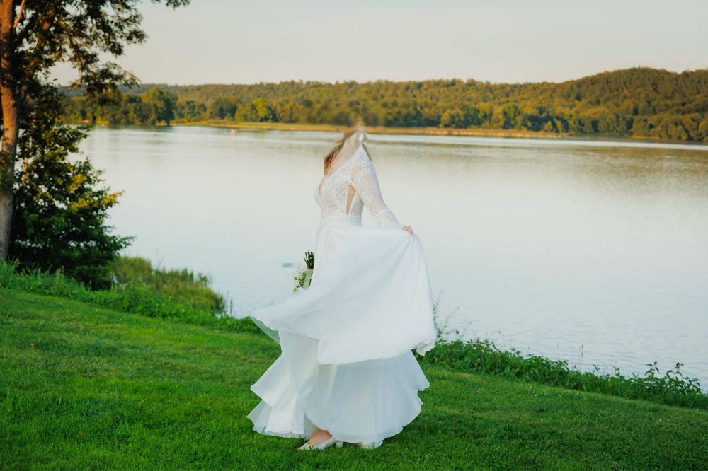Suknia ślubna boho/rustykalna