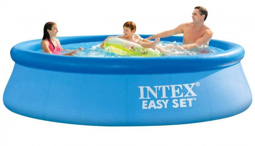 Надувний басейн Intex сімейний 305х76 см 3853л Синій (28120)