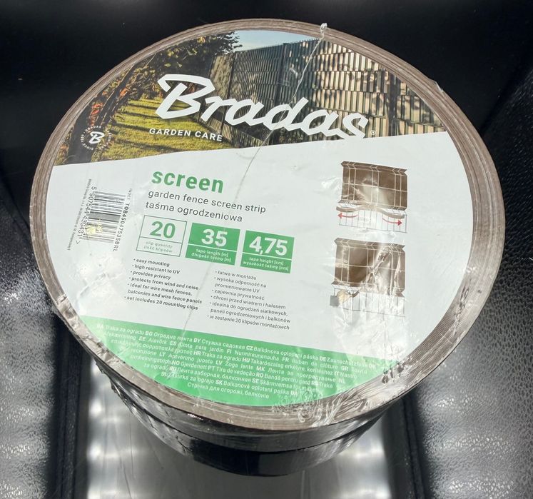 Taśma ogrodzeniowa firmy BRADAS + gratis 40szt klipsów