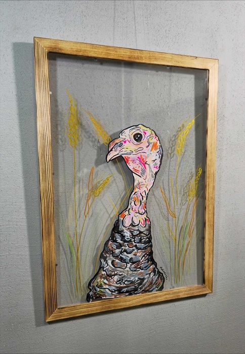 Obraz - INDYK - A3 / handmade