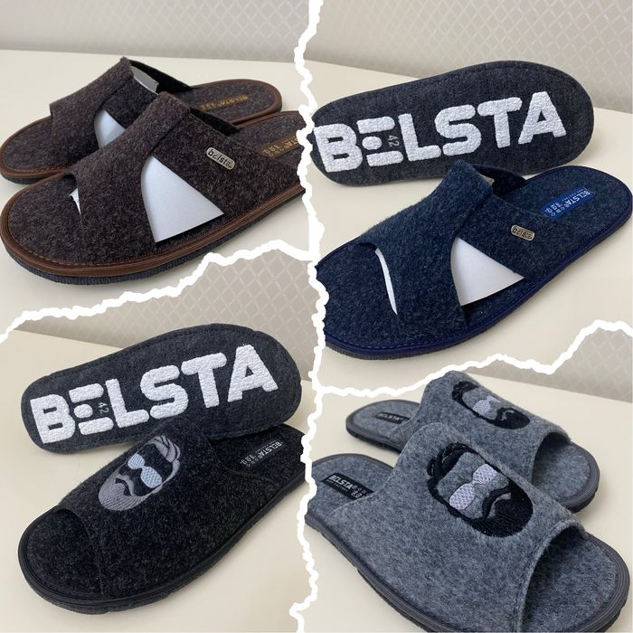 Чоловічі повстяні (войлочні) коричневі та сині.Тиха хода