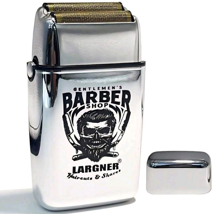 LARGNER Barbeador Elétrico 2 em 1 – Precisão e Versatilidade para o Ho