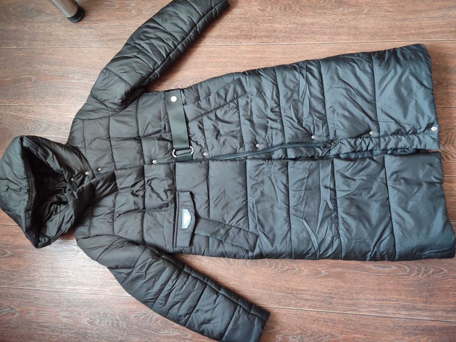 Зимовий пуховик довгий