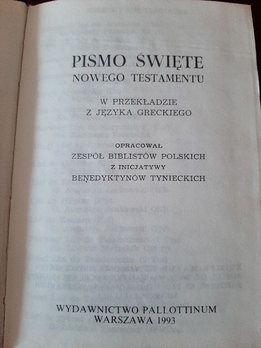 Pismo Święte Nowego Testamentu