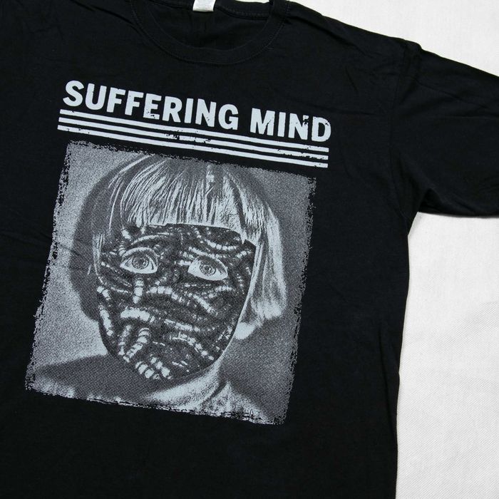 Suffering Mind T-shirt L Grindcore Punk DIY Metal